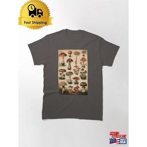 Mushroom Old Botanical Book Illustration Unisex